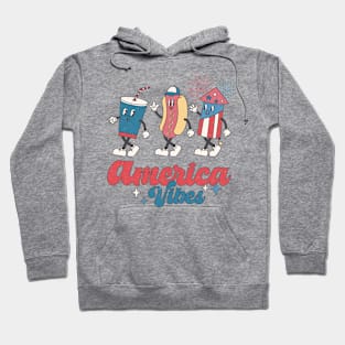 America Vibes 4th July Hoodie